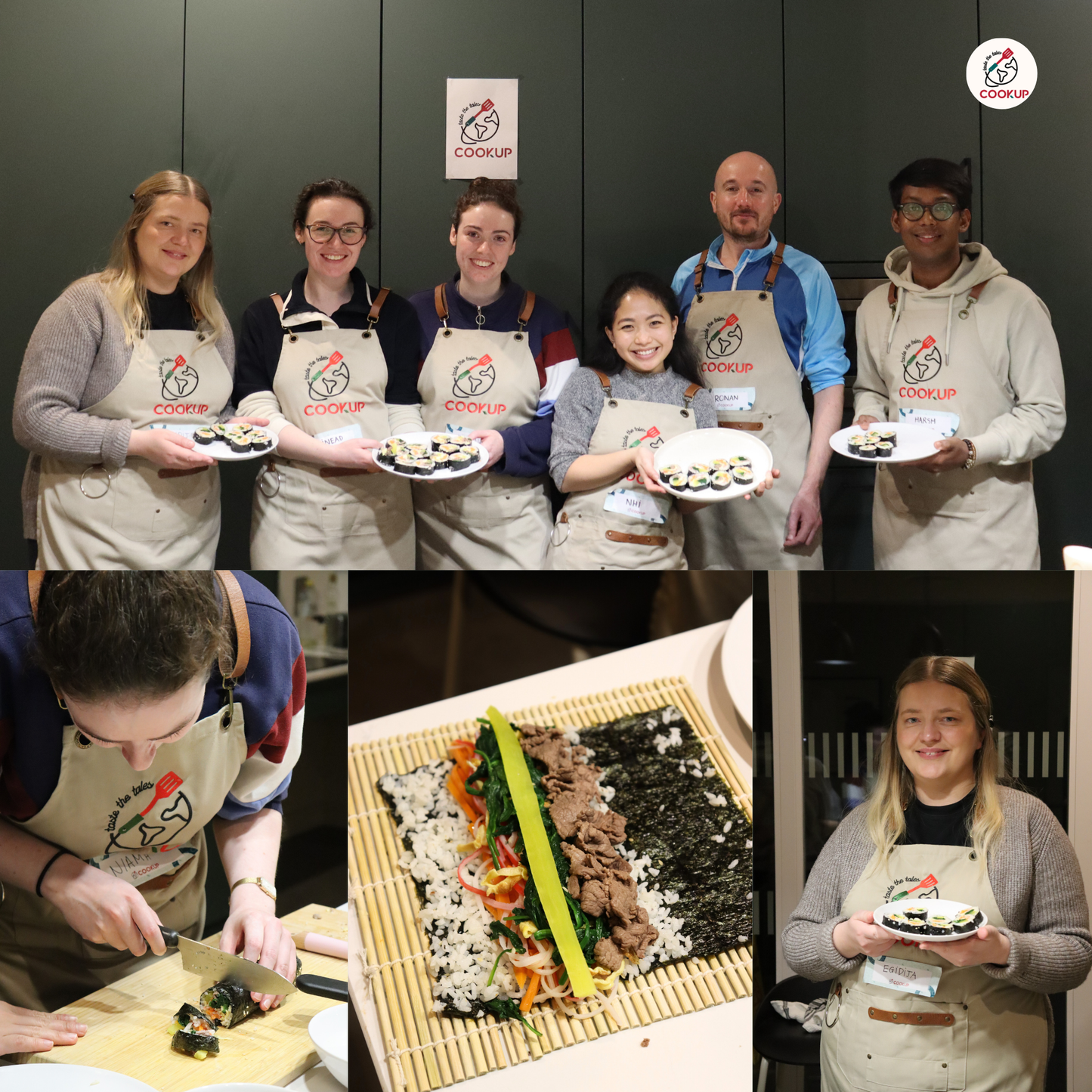 🇰🇷 Korean Kimbap (Sushi rolls) Cooking Class