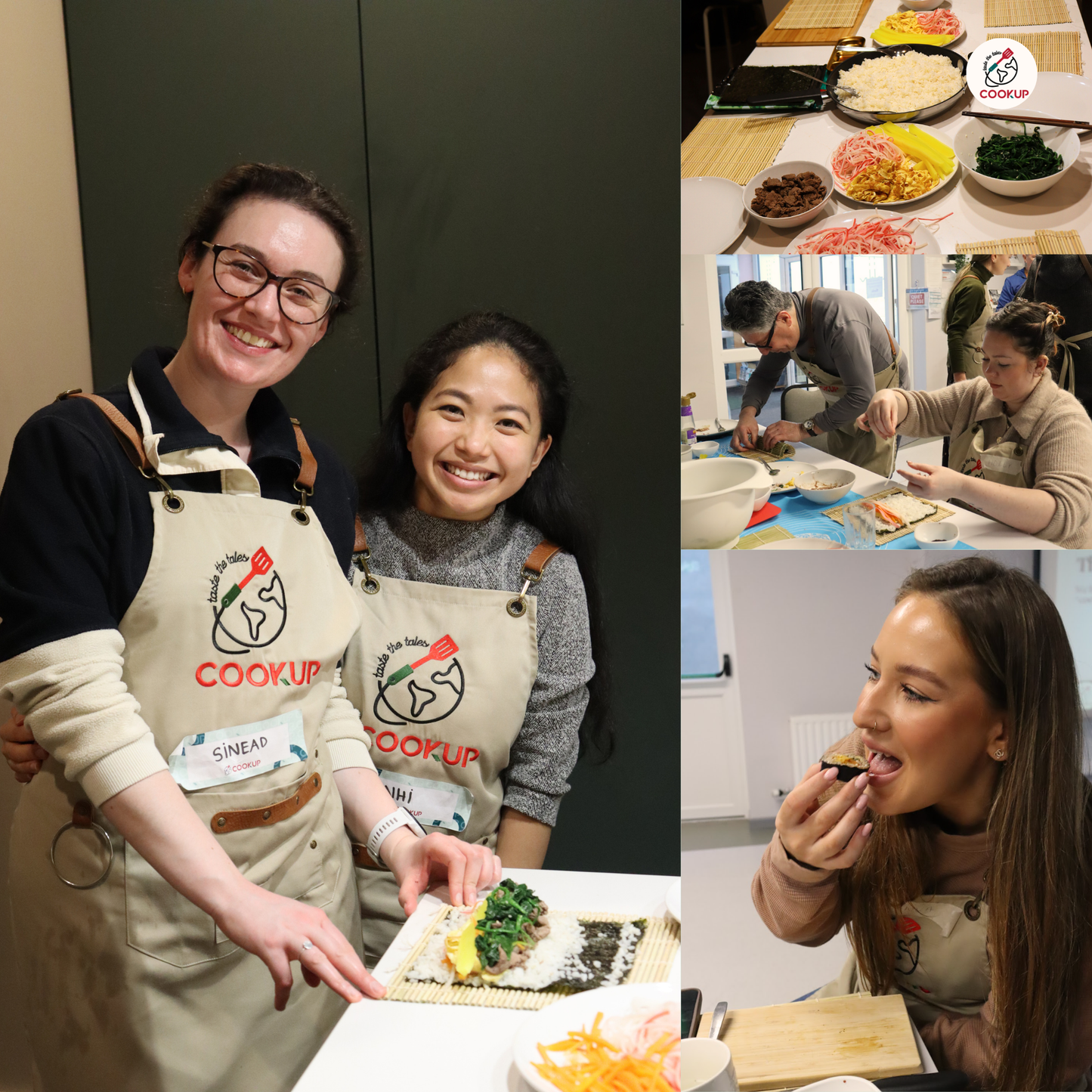 🇰🇷 Korean Kimbap (Sushi rolls) Cooking Class